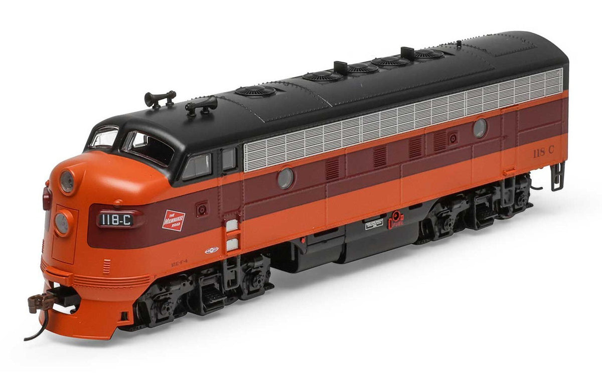 Athearn Roundhouse HO RND3320 DCC Ready EMD F7A Locomotive Milwaukee Road MILW #118C