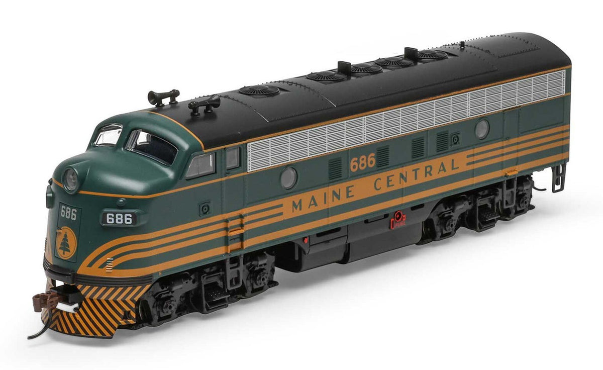 Athearn Roundhouse HO RND3332 DCC Ready EMD F7A Locomotive Maine Central MEC #686