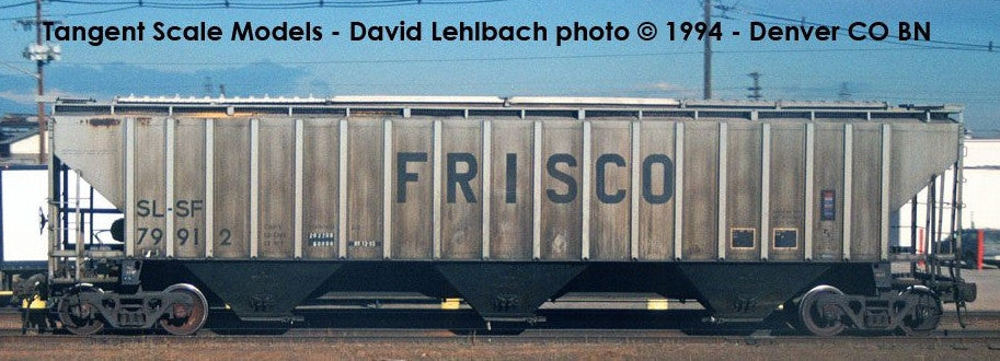 Tangent Scale Models HO 20062-03 Pullman-Standard PS-2CD 4750 Covered Hopper SLSF 'Delivery Gray 6-1977' SL-SF #79885