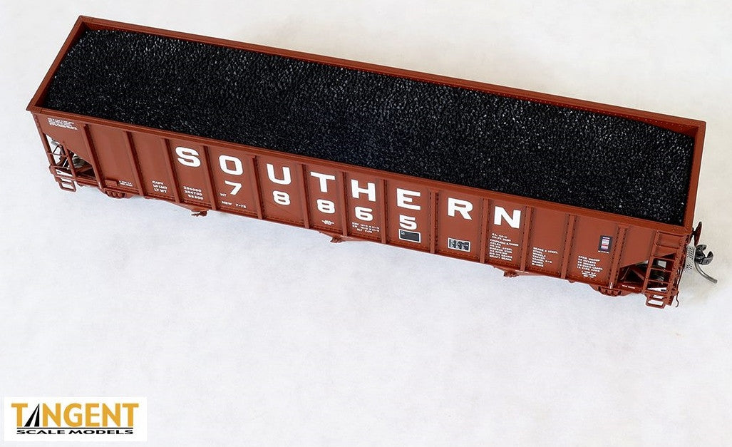 Tangent Scale Models HO 24210-01 Pullman-Standard PS 3526 100T Triple Coal Hopper Southern Railway 'Brown Delivery 1975+' SOU #78800