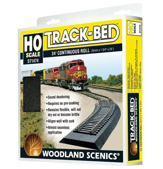Woodland Scenics HO ST1474 Track-Bed Roadbed Material - Continuous Roll