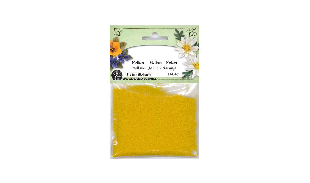 Woodland Scenics T4645 Pollen - 1.8 cu. in. Bag - Yellow
