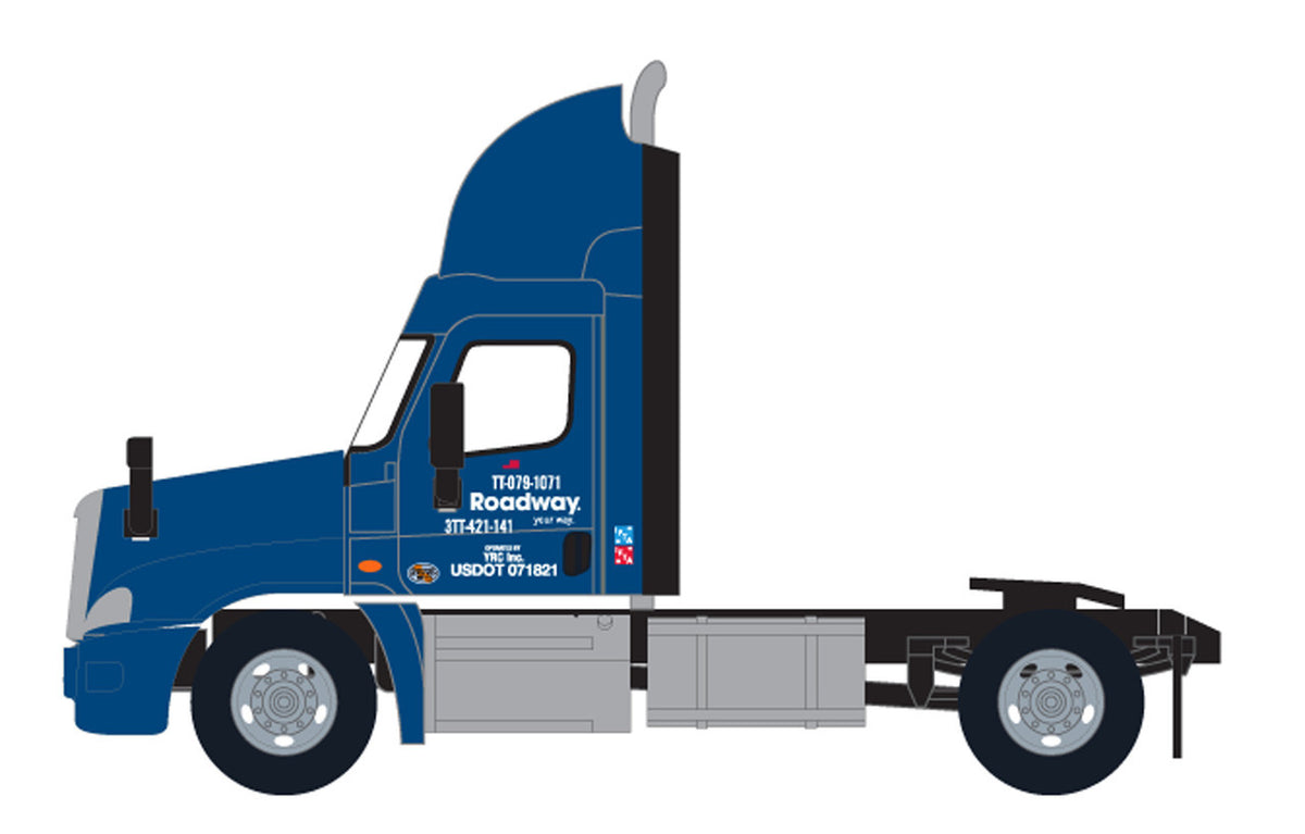 Trainworx N 42584-02 Freightliner Cascadia Raised-Roof 2-Axle Semi Tractor Roadway #2