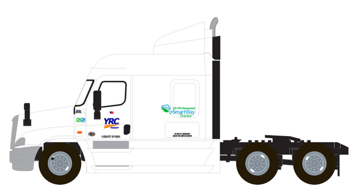 Trainworx N 42590-02 Freightliner Cascadia Mid-Roof Tractor YRC Freight #2