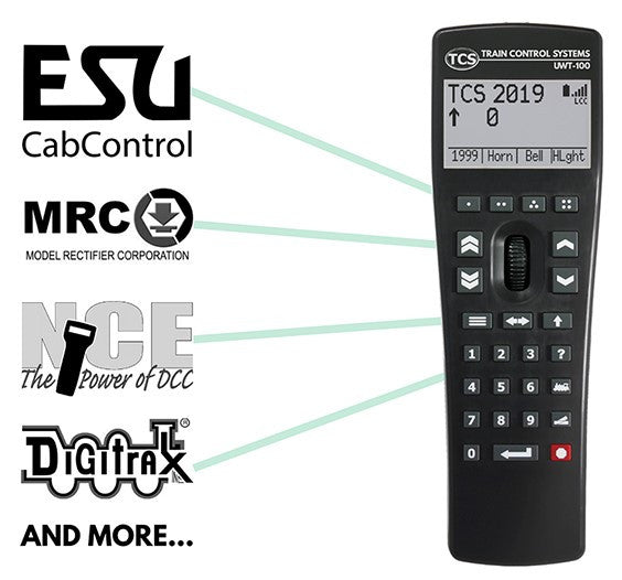 Train Control Systems TCS DCC UWT-100 Universal WiFi 'Wireless' Throttle