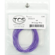 Train Control Systems TCS 1202 10' of 30 Gauge Wire - Violet