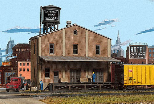 Walthers Cornerstone HO 933-3184 Background Buildings, Imperial Food Products - Kit