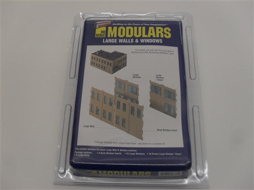 Walthers Modulars HO 933-3723 Large Walls and Windows