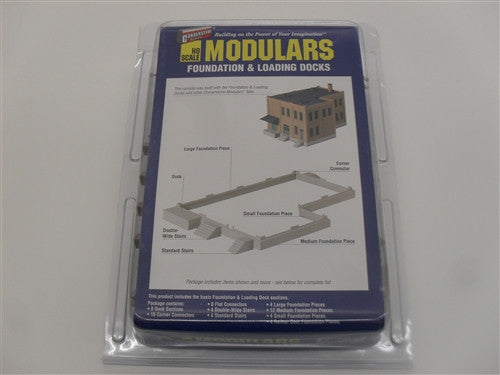 Walthers Modulars HO 933-3724 Foundation and Loading Docks