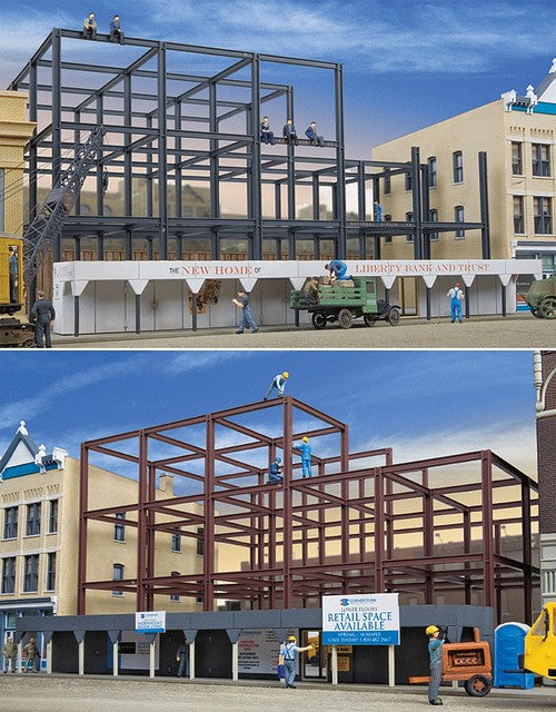 Walthers Cornerstone HO 933-3761 Skyscraper Construction Site - Kit