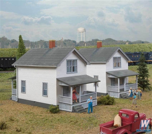 Walthers Cornerstone HO 933-3790 Company House 2-Pack - Kit