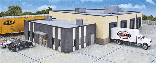 Walthers Cornerstone HO 933-4042 Central Beverage Distributors with Office Annex