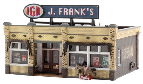 Woodland Scenics N BR4941 Built Up Frank's Grocery
