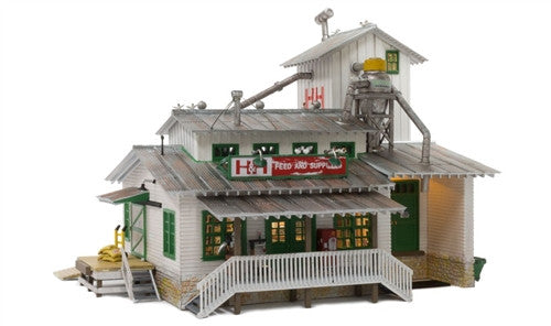 Woodland Scenics N BR4949 Built Up H&H Feed Mill