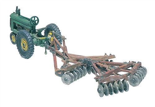 Woodland Scenics HO WOOD207 Disc and Tractor