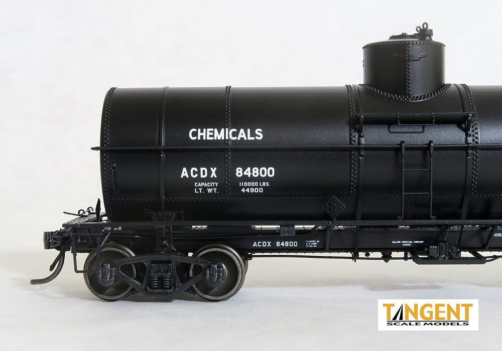 Tangent Scale Models HO 19063-01 General American 1917-design 10,000 Gallon Insulated Tank Car 'Allied Chemical 1947' ACDX #84800
