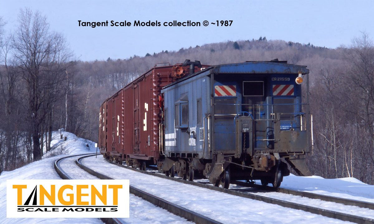 Tangent Scale Models HO 60127-01 DSI/SLCC Bay Window Caboose Conrail N7A Blue Repaint 1979+ CR #21559