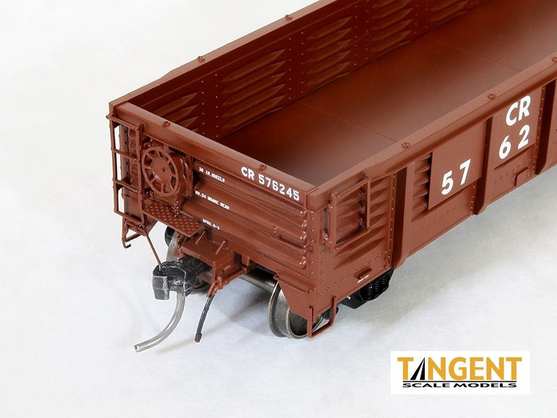 Tangent Scale Models HO 17014-03 PRR/PC Shops G43 Class 52'6" Corrugated Side Gondola Conrail 'G43A Repaint 1980' Mill Gondola CR #576101