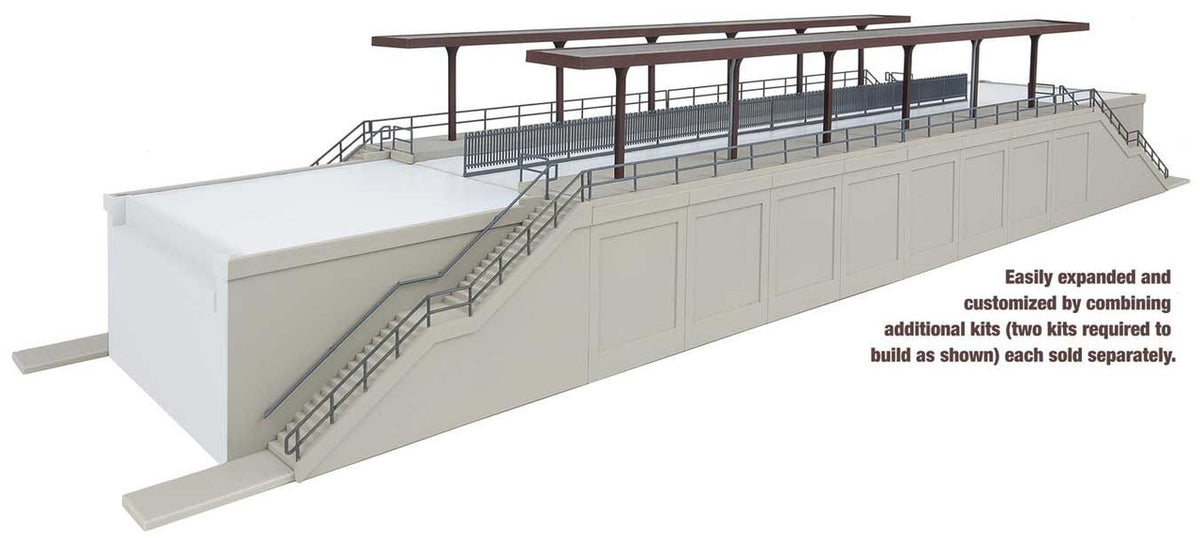 Walthers Cornerstone HO 933-4563 Elevated Commuter Station - Kit