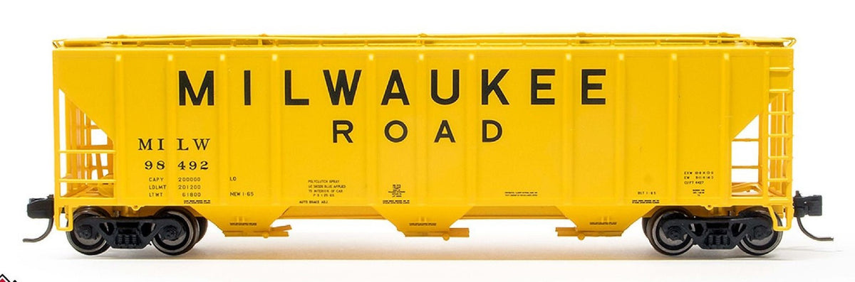 ExactRail N 53016-4 Pullman-Standard 4427 Covered Hopper Milwaukee Road '1965 As Delivered' MILW #98506