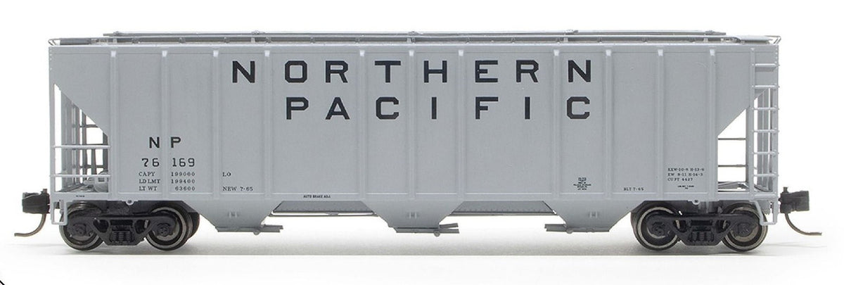 ExactRail N 53017-6 Pullman-Standard 4427 Covered Hopper Northern Pacific '1965 As Delivered - Billboard' NP #76169