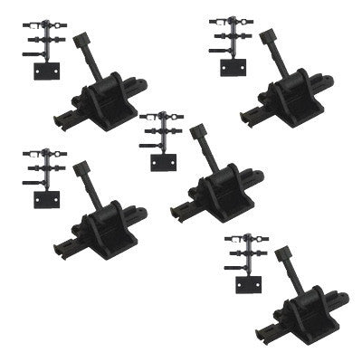 Caboose Industries 5218S Ground Throw - Sprung with .165" travel for HO & N - 5 pack