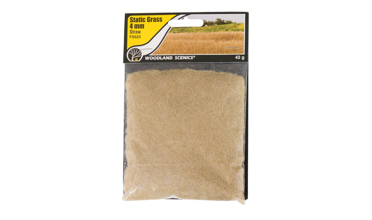 Woodland Scenics FS620 Static Grass 4 mm Straw