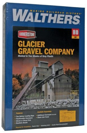 Walthers Cornerstone HO 933-3062 Glacier Gravel Company - Kit