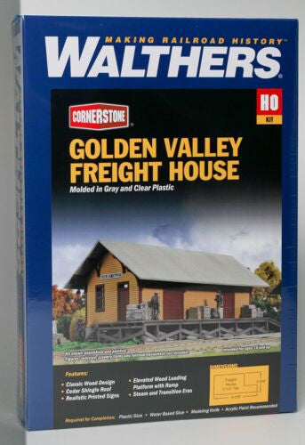 Walthers Cornerstone HO 933-3533 Golden Valley Freight House - Kit