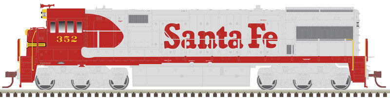 Atlas Master HO 10003679 Silver Series DCC Ready GE U28CG Locomotive Santa Fe 'As Delivered Warbonnet' ATSF #357