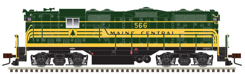 Atlas Classic Silver HO 10003933 DCC Ready EMD GP7 Locomotive Maine Central MEC #566