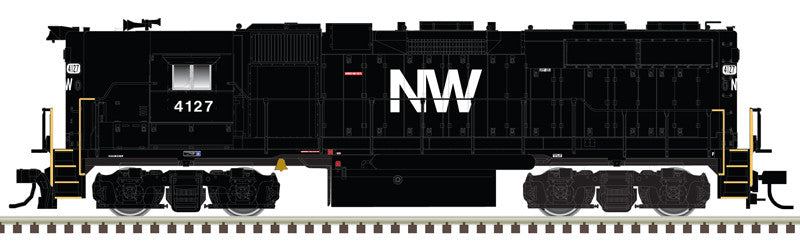Atlas Master Silver Series HO 10004071 DCC Ready EMD GP38 Diesel Locomotive High Hood Norfolk & Western NW #4127