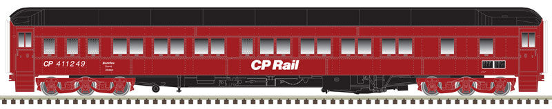 Atlas HO 20005991 8-1-2 Passenger Car CP Rail 'Trapper as MOW' Red/Black