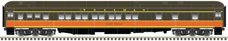Atlas Master HO 20006603 Pullman Heavyweight Plan 3973 10-1-1 Sleeper Illinois Central 'Chief Goliah'