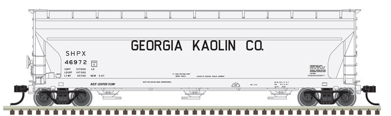 Atlas Master HO 20006936 ACF 4650 Centerflow Hopper Georgia Kaolin SHPX #46965