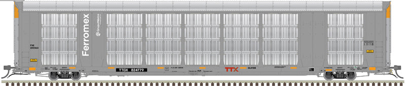 Atlas Master HO 20007918 Gunderson Multi-Max Auto Rack Ferromex TTGX #824779