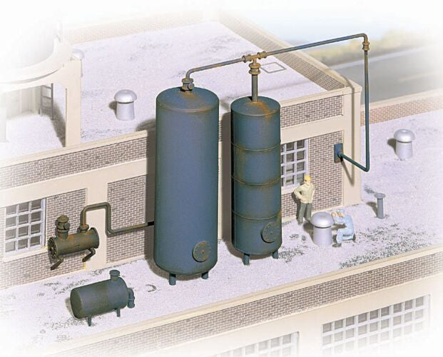 Walthers Cornerstone HO 933-3514 Industrial Storage Tanks - Kit
