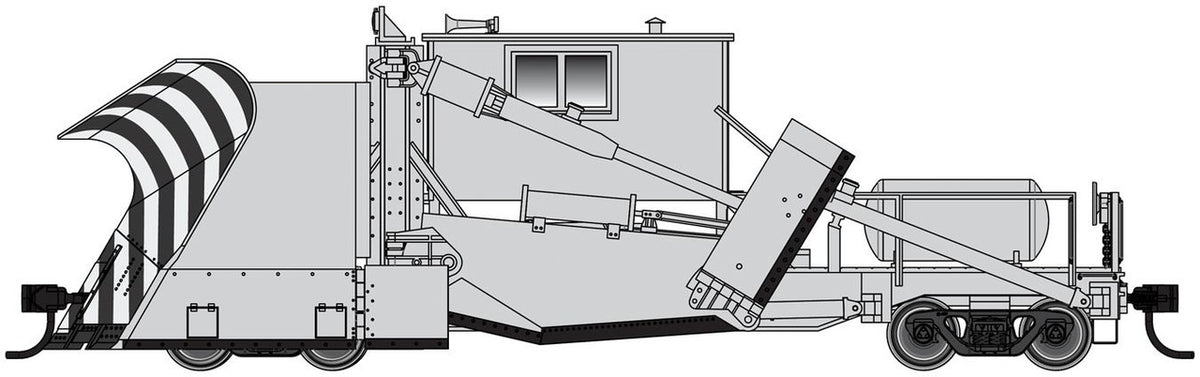 WalthersProto HO 920-110125 Jordan Spreader 'Silver' Painted/Unlettered