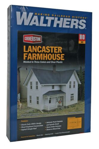 Walthers Cornerstone HO 933-3333 Lancaster Farmhouse - Kit