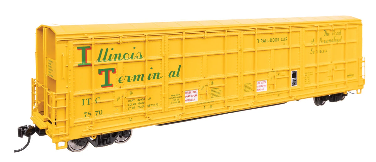 WalthersProto HO 920-101950 56' Thrall All-Door Boxcar Illinois Terminal ITC #7870