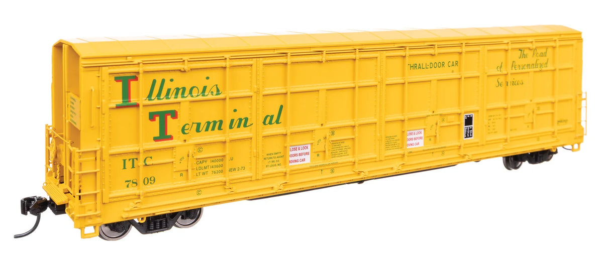 WalthersProto HO 920-101949 56' Thrall All-Door Boxcar Illinois Terminal ITC #7809
