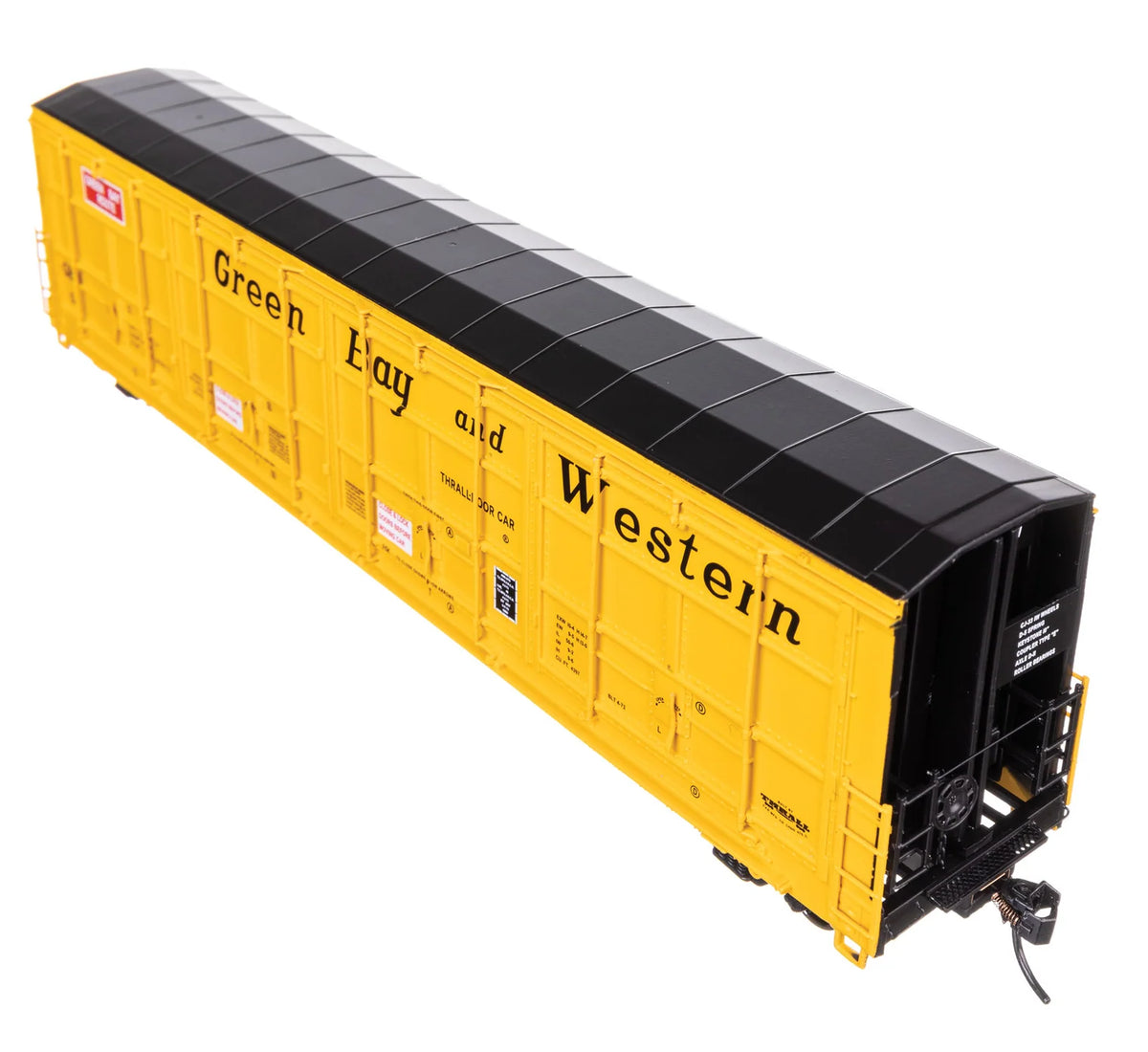 WalthersProto HO 920-101948 56' Thrall All-Door Boxcar Green Bay & Western GBW #54