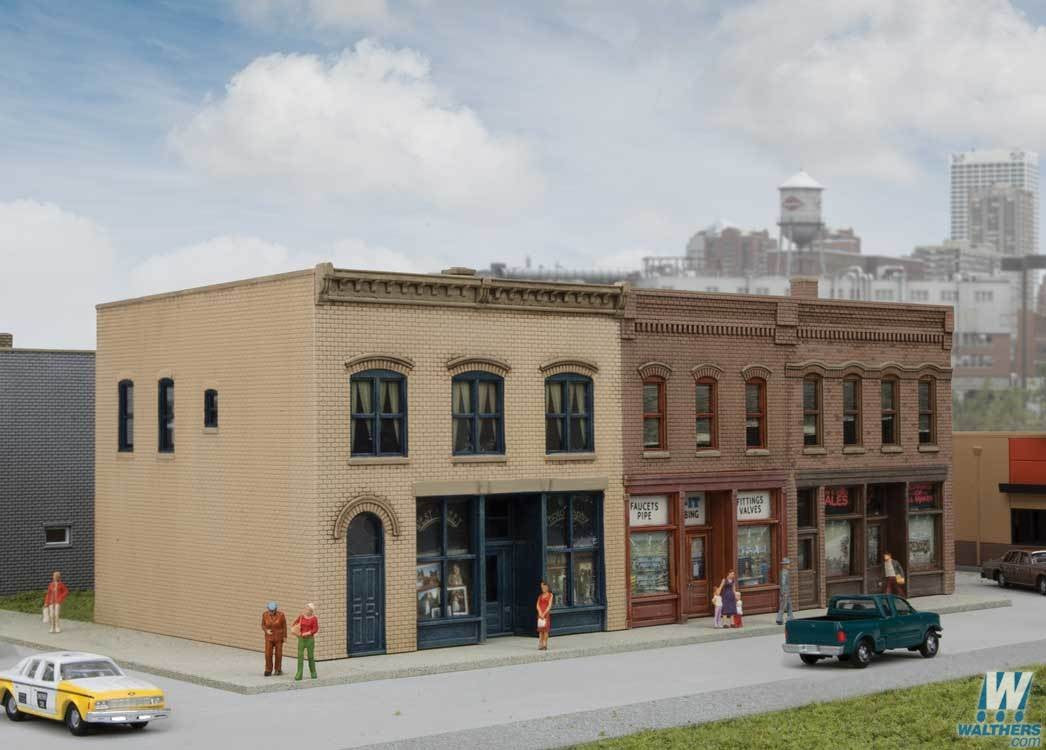 Walthers Cornerstone N 933-3851 Merchant's Row III - Kit