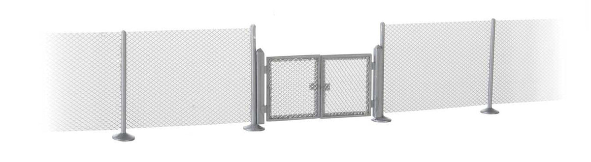 Walthers SceneMaster HO 949-4188 Metal Industrial Fence - Kit