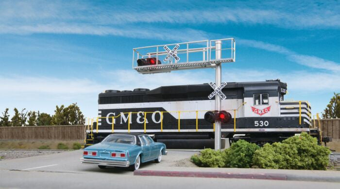 Walthers HO 949-4331 Modern Cantilever Grade Crossing Signal - Single Lane