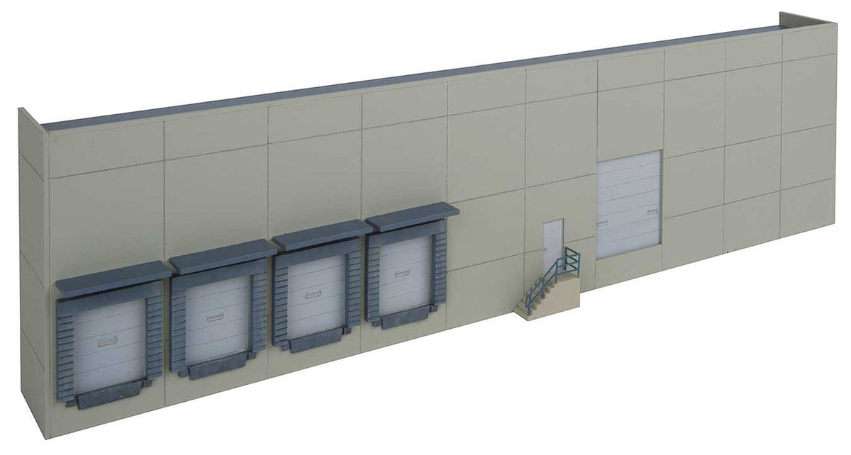 Walthers Cornerstone HO 933-4071 Modern Concrete Warehouse Background Building - Kit