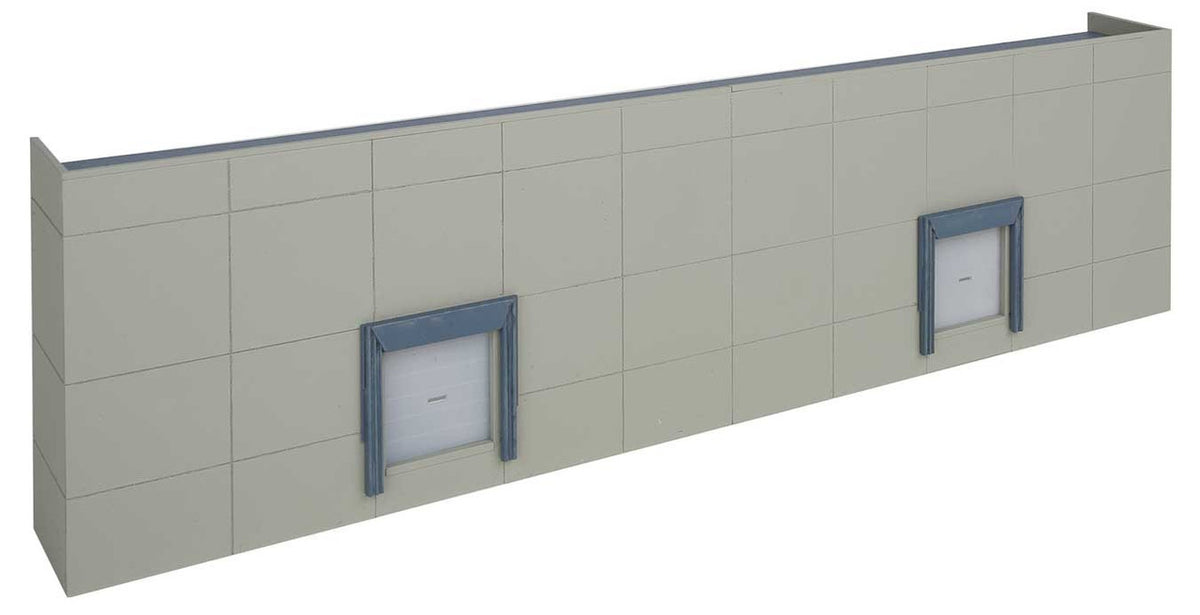 Walthers Cornerstone HO 933-4071 Modern Concrete Warehouse Background Building - Kit