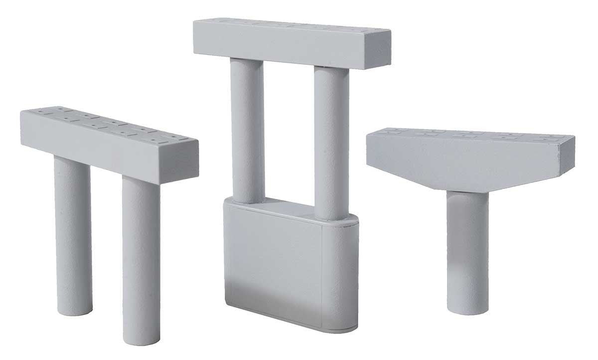 Walthers Cornerstone HO 933-4592 Modern Long Span Concrete Railroad Bridge - Kit