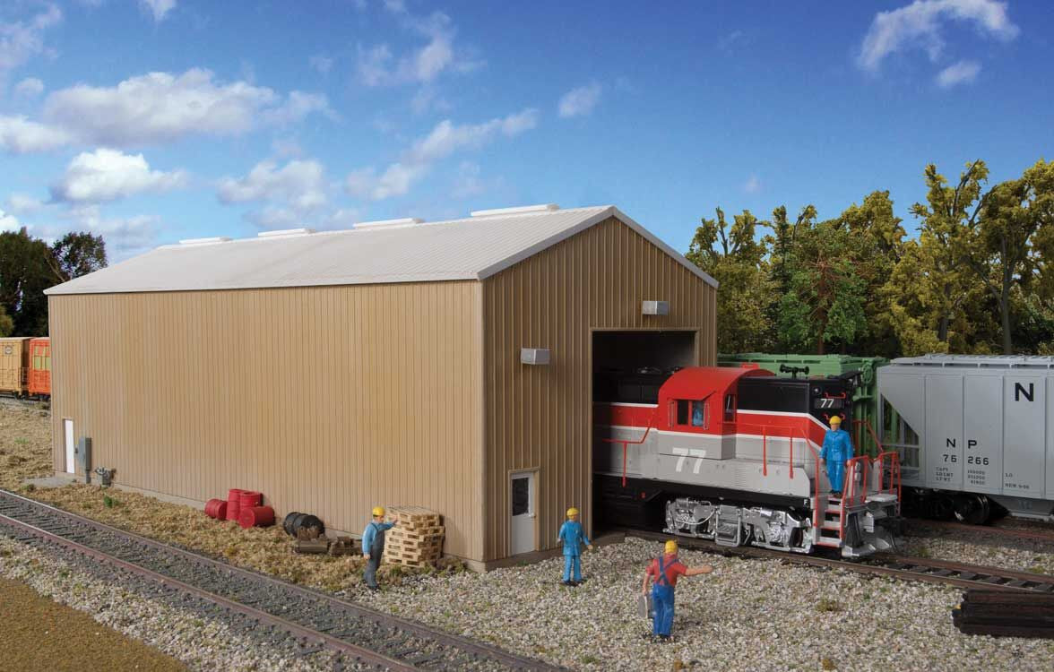 Walthers Cornerstone HO 933-2985 Modern Single-Track Engine House - Kit