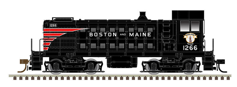 Atlas Master HO 10003841 Gold Series DCC/ESU Loksound Equipped ALCO S-4 Locomotive Boston & Maine B&M #1266